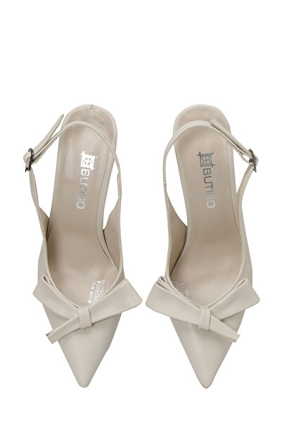 Butigo JESSIE 4FX Beige Heeled Women's Shoes