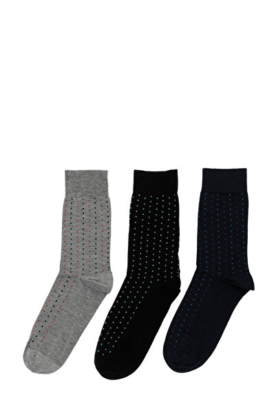 Polaris SHAIN BMB 3LU SKT-M 4PR Çok Renkli Erkek Soket Çorap