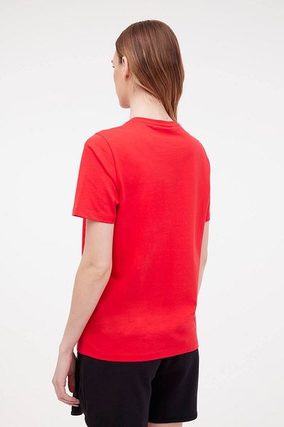 lumberjack WL MADELYN 11ATA05 4FX Rotes Damen-Kurzarm-T-Shirt