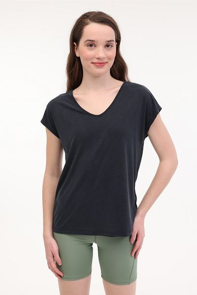 Kinetix WL JOIN 11KT903 5FX Schwarzes Damen-Kurzarm-T-Shirt