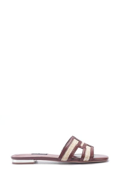 Nine West MELANIA2 5FX Natürliche flache Damenhausschuhe