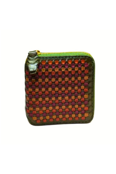 GÖN ZIPPERED 100% HANDMADE SMALL WALLET (COT)