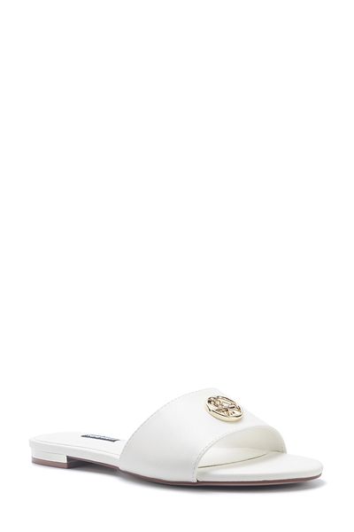 Nine West Major 5fx Weiß Damen Flache Hausschuhe