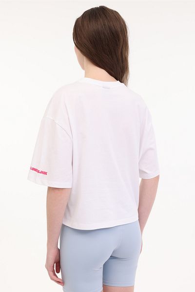 lumberjack WL WHITE 11SS9091 5FX Ecru Damska koszulka z krótkim rękawem