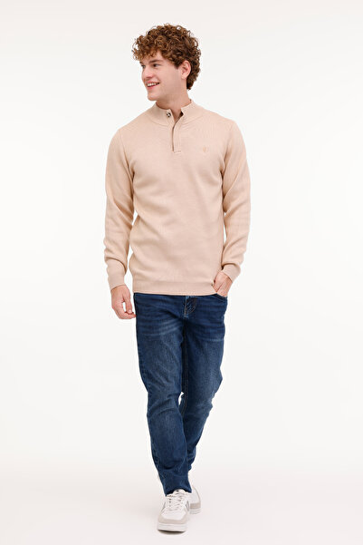 lumberjack ml Rassa 58csl506 4pr Bej Erkek Uzun Kol Triko