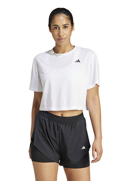 adidas WE MIN TEE          WHITE Beyaz Kadın Kısa Kol T-Shirt