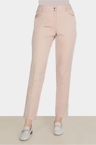 Alvina Zippered Leg Detailed Trousers 70369