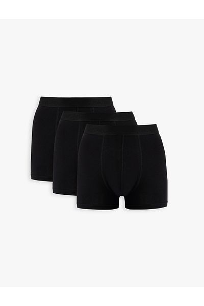 Koton Βαμβακερό Basic Ανδρικό Σετ Boxer 3 τεμαχίων