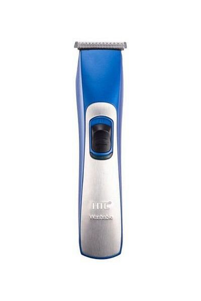 HTC Washable Rechargable Professional Hair Trimmer AT-129 Blue 500g