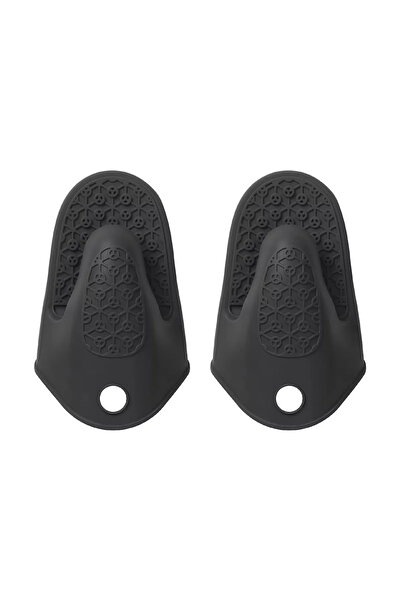 IKEA 2 Li Fırın Eldiveni Silikon Koyu Gri