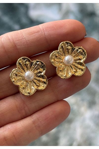 MioArt Women's Flora Flower Earrings