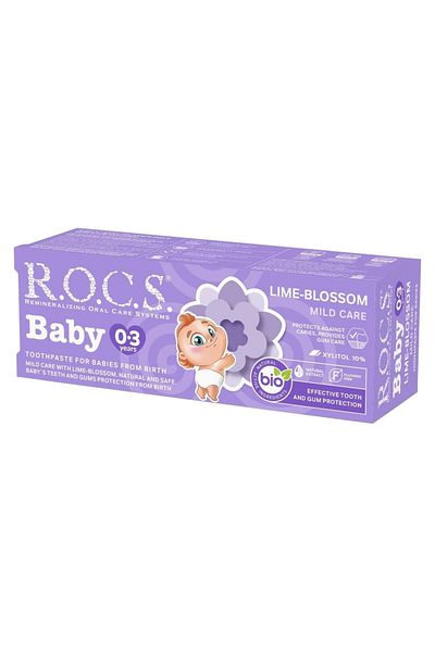 ROCKS Nessiworld .Baby Toothpaste 35ml 0-3 Years Linden