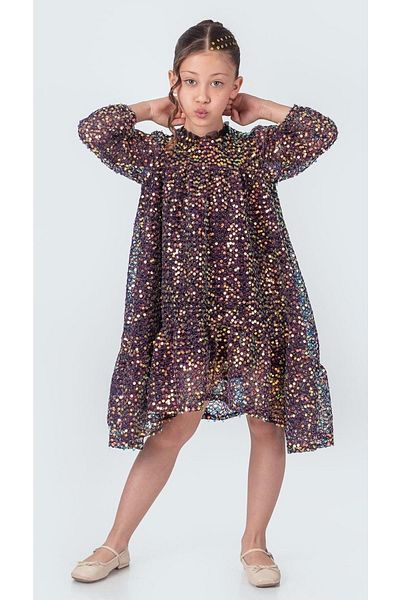 Mnk Baby&Kids Likio Vintage Sequin Girl's Evening Dress M00739 Murdum