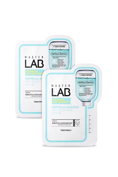 TONYMOLY Face Mask Master Lab Soothing Centella Asiatica Skin Care X2 Pieces
