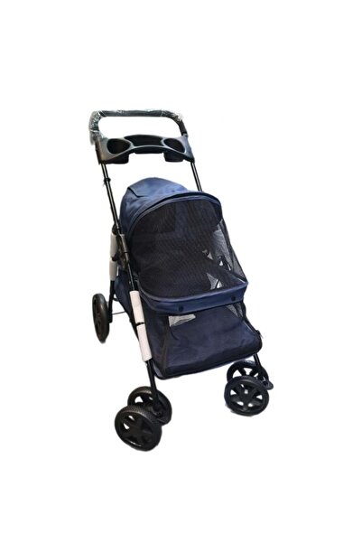 Tommy Evcil Hayvan Arabası 74,5x46,5x97,5cm Lacivert Max 15kg