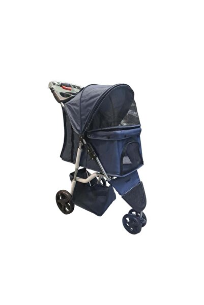 Tommy Evcil Hayvan Arabası 87x50x107cm Lacivert Max 20 Kg