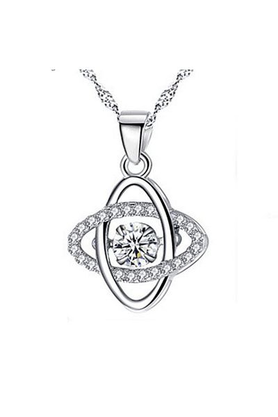 delis Pandantiv Argint 925, Jw1288, Model Elegant, Placat Cu Rodiu