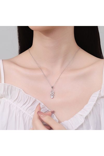 delis Pandantiv Argint 925, Jw1305, Model Elegant, Placat Cu Rodiu