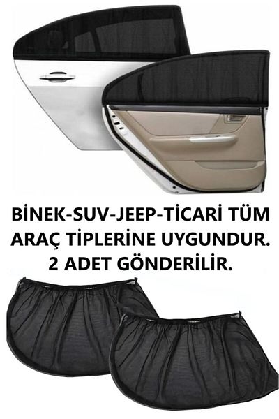 optana 2 Pieces Auto Sunshade Curtain Vehicle Side Window Curtain - Blocking Uv Rays Sunshade Breastfeeding Curtain