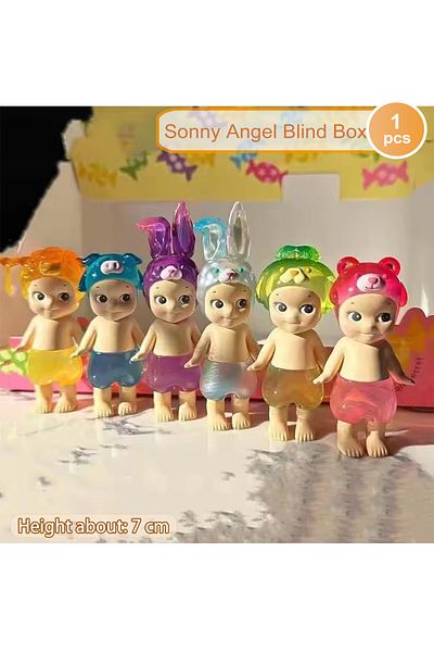 Choice Random 1 Pcs Sonny Angel Doll Candy House Series Blind Box Cute Doll Keychain Pendant