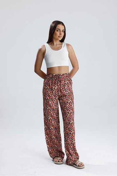 VAPUR TEKSTİL Floral Patterned Trousers