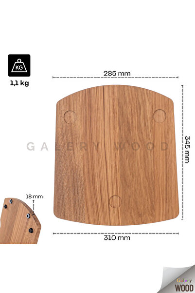 Galery Wood Thermomix TM6 ve TM5 için Ahşap Kaydırıcı, Slider, Stand