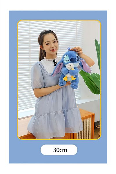 Choice 30cm Disney Stitch Plush Pillow Hug The Duck Donald Duck Children's Comfort Sleeping Pill
