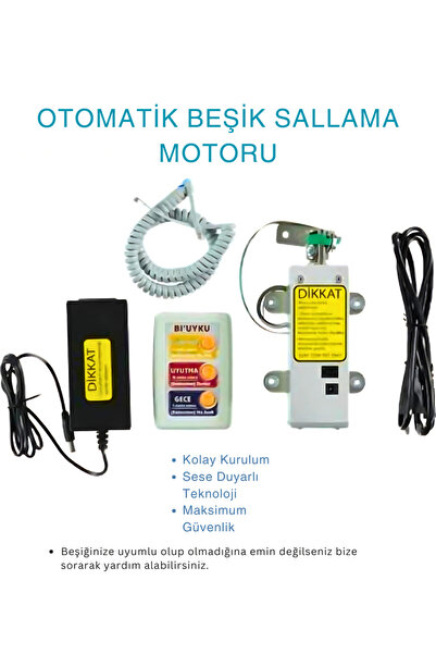 Genel Markalar Beşik Sallama Aparatı - Bebeğiniz İçin Sessiz ve Ayarlanabilir...