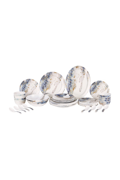 ROYALFORD Melamine Ware Dinner Set, 45 Pcs
