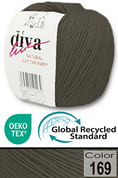 Diva İplik Premium Νήμα Πλεξίματος Αμιγκουρούμι (PANÇ) Μαλακό Βαμβακερό Νήμα ...