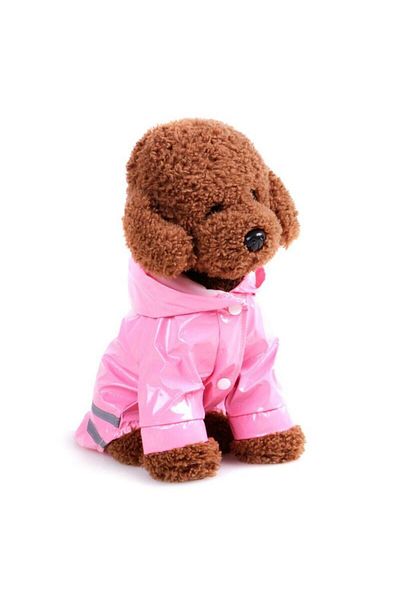 Nonbranded Pelerina de ploaie pentru câini/animale de companie, pisici sau alte animale, reflectorizantă, cu glugă, mărimea L