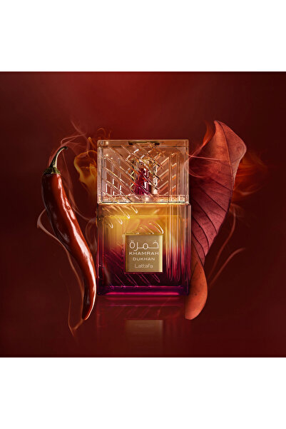 lattafa Apă de parfum unisex Khamrah Dukhan, 100 ml