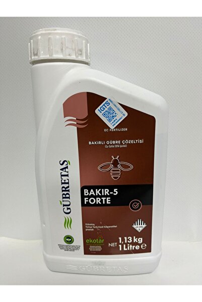 GÜBRETAŞ Bakır-5 Forte Sıvı 1 Lt