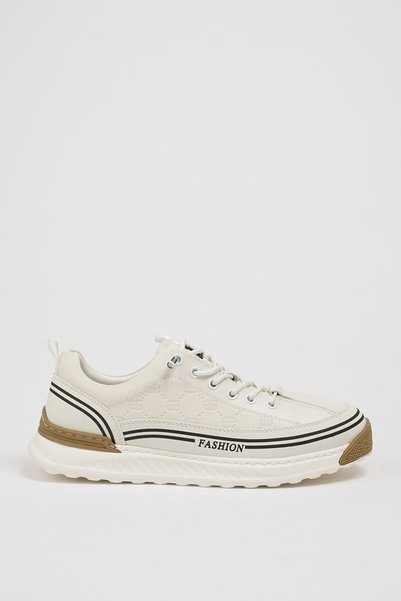 Faruk balkanas Felicity Model Kombinasyonlu Deri İthal Taban Sneaker Ayakkabı