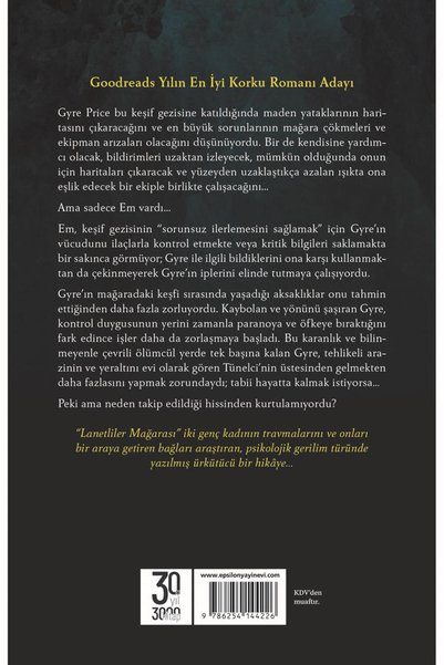 Epsilon Yayınevi Lanetliler Mağarası     Caitlin Starling