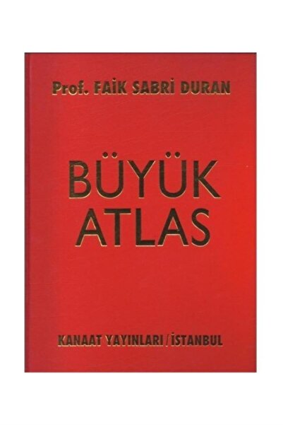 Kanaat Yayınları Golden Büyük Atlas (CİLTLİ)