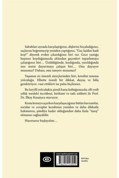 Epsilon Yayınevi Önce Kendini Tanı Dr. İlkay Kasatura