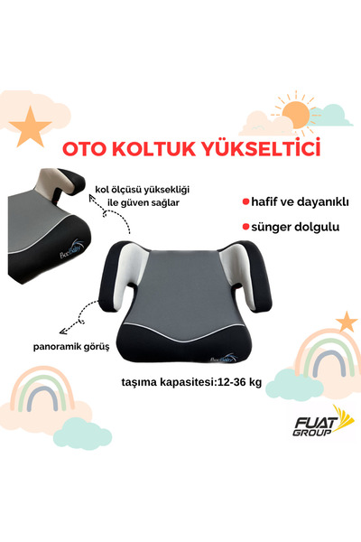 BeeBaby Çocuk Yükseltici Oto Koltuğu