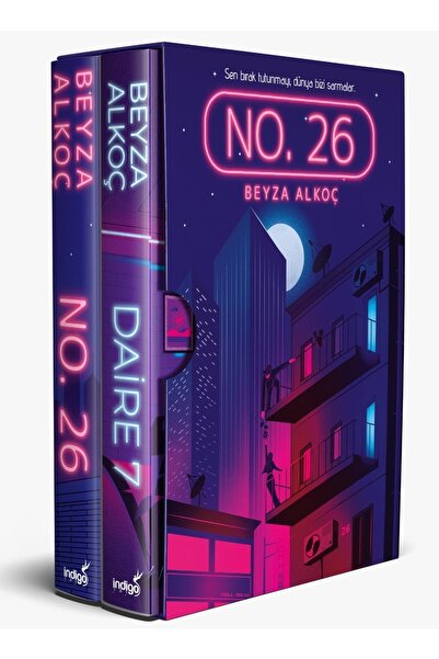 İndigo Kitap Daire 7 - No 26 2 Kitap Kutulu Set (CİLTLİ) Poster Hediyeli