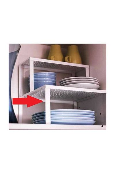 IKEA Variera Inside Closet Organizer Πρόσθετο ράφι Πιάτο Κύπελλο ράφι