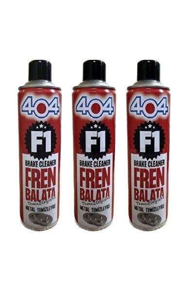 404 F1 FREN BALATA SPREYİ METAL TEMİZLEYİCİ 3 ADET