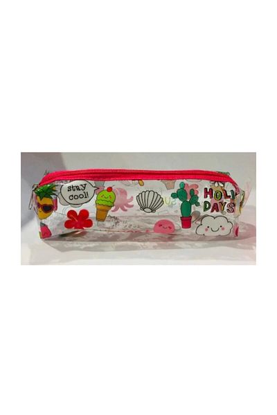 Mikro Transparent Pen Holder Patterned S06