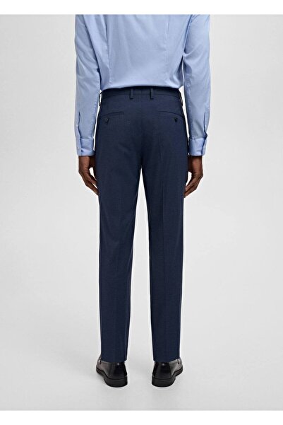 MANGO Man Süper slim fit streç kumaştan kumaş pantolon