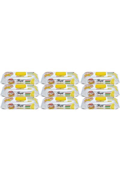 Sleepy Easy Clean Surface Cleaning Kitchen Towel - Wipes 50 Sheets Lemon Oil (Set of 9) 450 Sheets