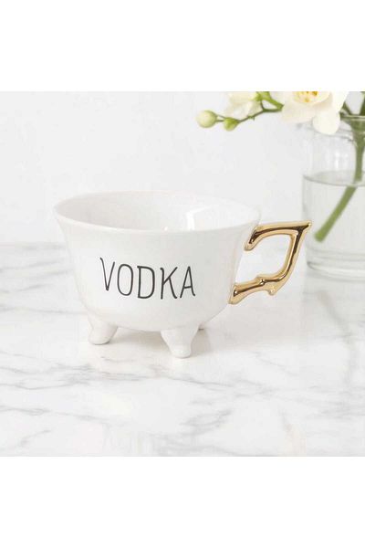 Warm Design Gold Plated Ceramic Cup