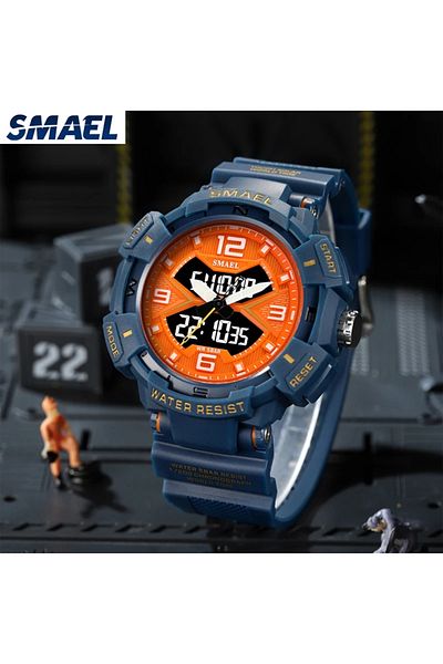 SMAEL 8076 Digital and Analog Men's Wristwatch