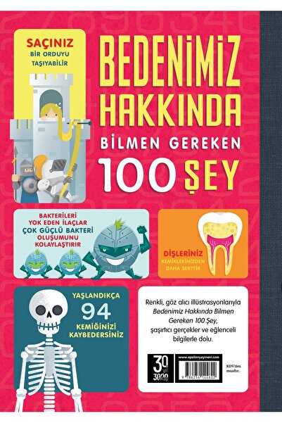 Epsilon Yayınevi Bedenimiz Hakkında Bilmen Gereken 100 Şey Alex Frith, Minna ...