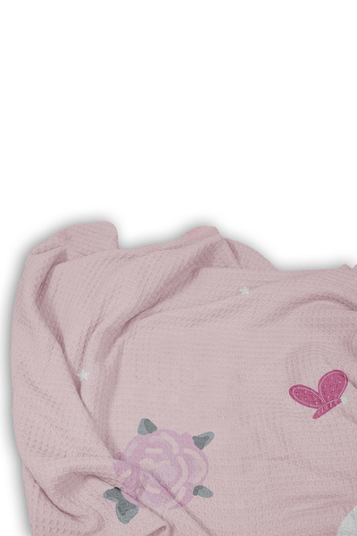 Bebişim Halı Cute Swan Pique Background Curtain
