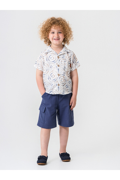 Pierre Cardin 2-5 Years Old Boy Shirt - Indigo