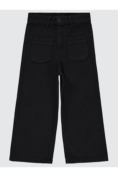 Civil Girls Girl's Trousers 6-9 Years Black